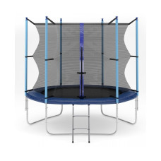 Батут Hop-Sport 8FT 244 см blue с внутренней сеткой